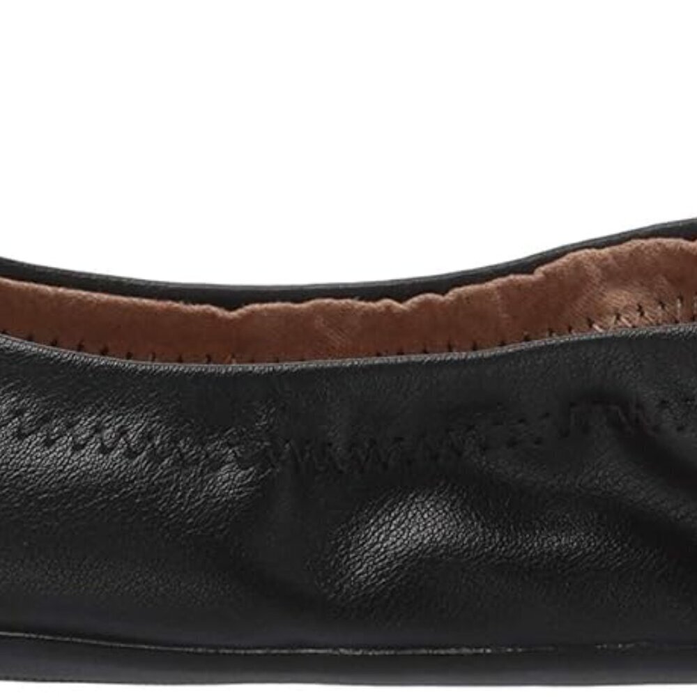 Women's Slip On Ballet Flat Faux Leather Size 8.5 Comfort Non-slip Sole - Picture 8 of 9